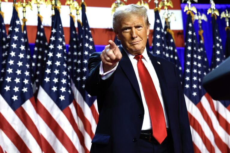 Republican Presidential Nominee Donald Trump Holds Election Night Event In West Palm Beach