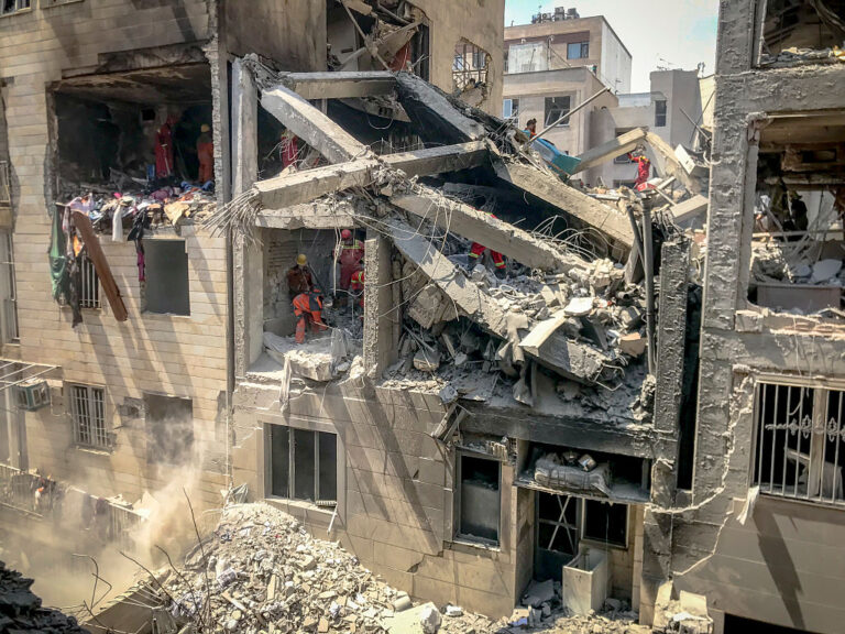 Residential-Building-Targeted-in-Tehran