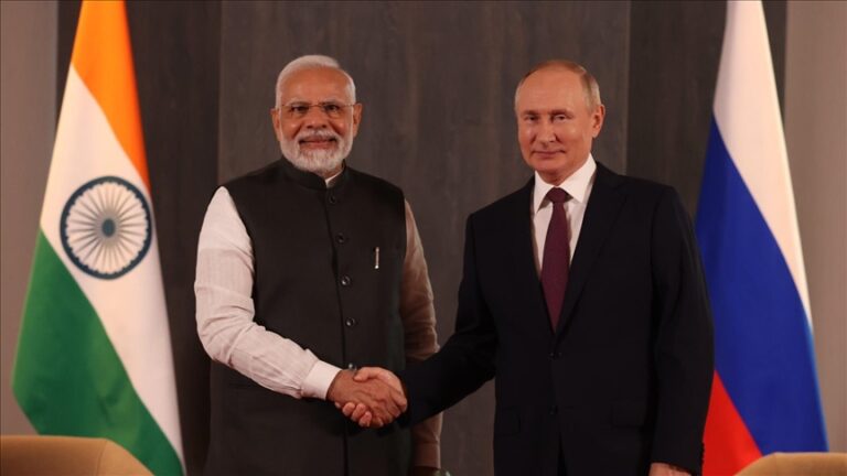 Putin meets Indian leader