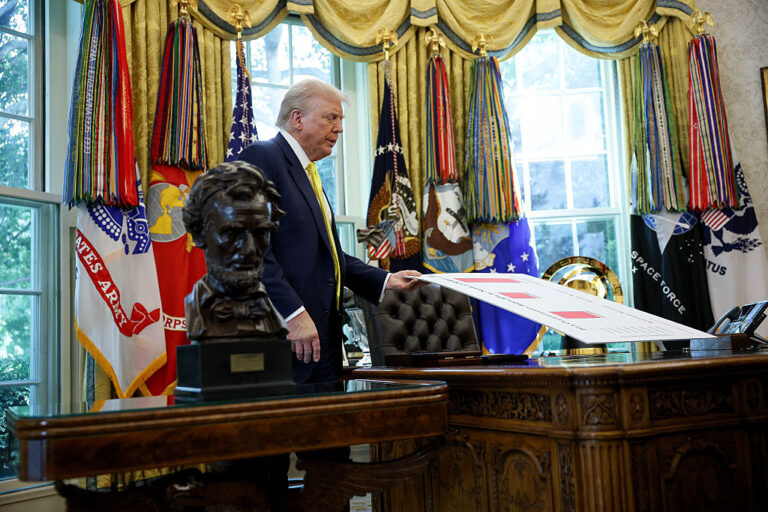 President Trump Makes Announcement On The Economy