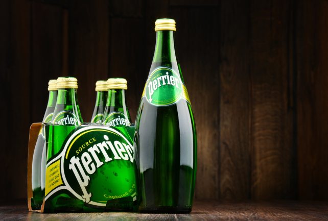 Perrier natural mineral water scandal