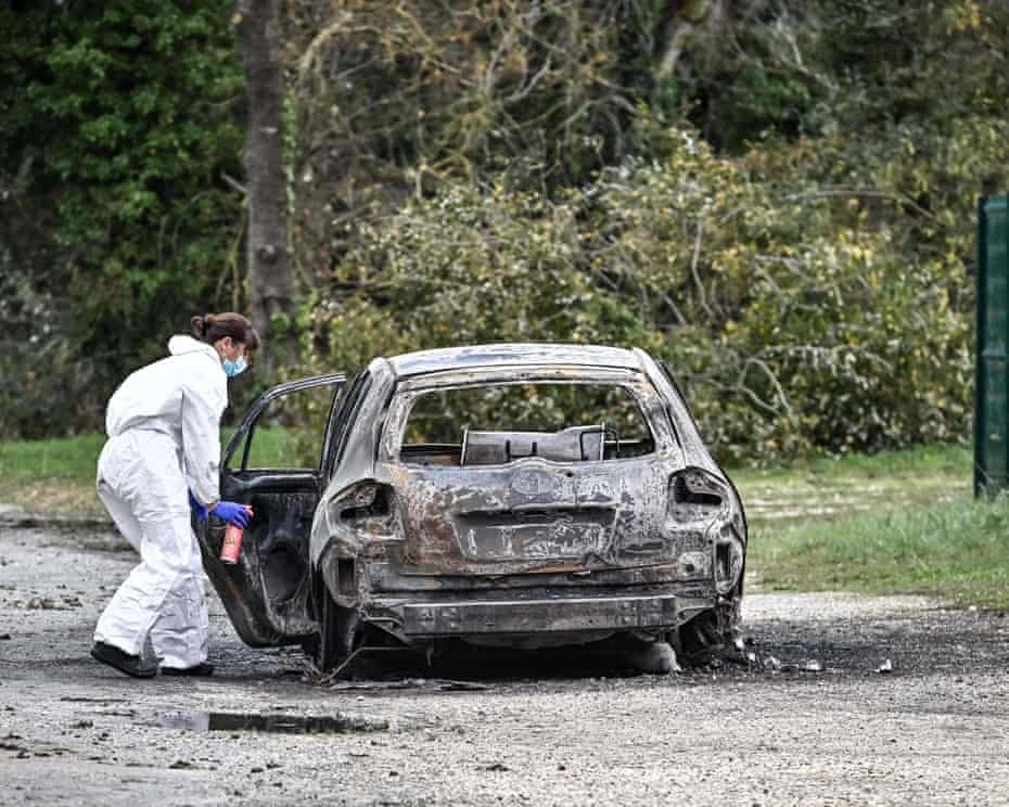 French island car plunge