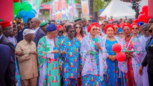 Remi Tinubu Inaugurates 50 CNG Buses to Improve Transportation in Edo State